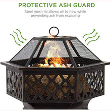 SLGGPJBU Outdoor Fire Pits BBQ Grill Firepit Bowl Outdoor Garden Fire Pit Outdoor Heaters 2 in 1 Fireplace for Bonfire Barbecue in The Wild for Camping Picnic Bonfire