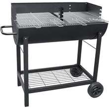 Outdoor Barbecue Grill Charcoal BBQ Gathering Cooking Tools Camping Table Multifunction Trolley