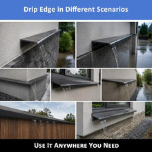ERRULAN Wall Flashing Trim, Rainwater Diverter for Vertical Surfaces