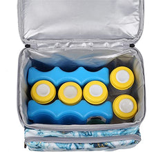 WJJDLLNP Backpack Printed Diaper Bag Lunch Ice Storage Large Capacity