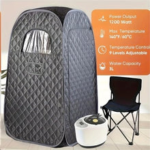 POGHDBXA Sauna Accessories, Home Full Body Steam Sauna Room Minimalist Portable Tent Household Family Use Spa Sweat Simple Cabin