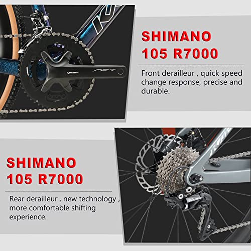KABON Carbon Gravel Road Bike Black