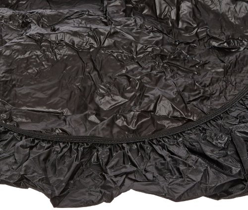 Kwik-Covers 48-BLK 48" Round Kwik-Covers Black Fitted Table Cover (1 full case of 100)