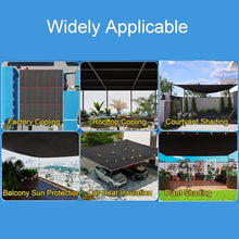 HYDBCNA Shade Cloth for Garden 99% Shading Rate Black Privacy Shade Netting
