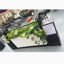 Park Planter Bench Splicable Outdoor Planter Box Landscape Flower Trough
