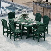 Wildridge® Heritage 44”x72” Dining Table Set, Turf Green - Outdoor All-Weather Poly Dining Furniture for Patio, Porch, Deck