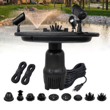 1 HP Floating Fountain & Aerator for Ponds and Lakes with 100 ft Cord