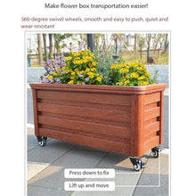 LICONG-2019 Flowerbox Outdoor Flower Planter Box Trough Plant Pot