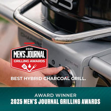 Charbroil Bistro Pro | 3-in-1 Electric, Griddle, & Charcoal Compact Grill | Electric BBQ grill | Black