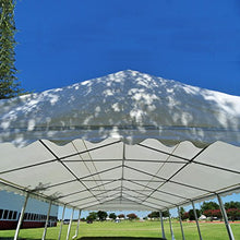 DELTA 40'x20' Heavy Duty PE Party Tent with Waterproof Top and Removable Sidewalls White