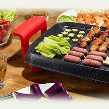 AFPSDLFJDLS Multi Function Household Electric Grills Griddles Hot Pot BBQ Machine Non Stick Pan