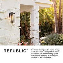Hinkley Republic Large Outdoor Wall Lumiglo Bulb Lantern, Oil Rubbed Bronze