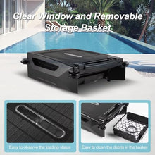 MiBoce Automatic Pool Vacuum Cleaner, Pool Surface Cleaner Robot, with Solar and Rechargeable Dual Mode, Automatically Adjust Direction, 480um Filter Density, for Swimming Pools, Water Parks
