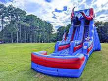 JumpOrange 19' Ocean Battle Inflatable Water Slide with Pool