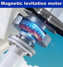 HUIZHITENGDA 400W High Efficiency AC Wind Turbine with 3 Blades MPPT Controller 48V/24V/12V Vertical Wind Power Turbine Generator for Home Use (Low Noise),24v