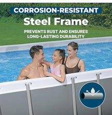 Bestway Power Steel 18’ x 9' x 48” Above Ground Pool with Sand Filter Pump