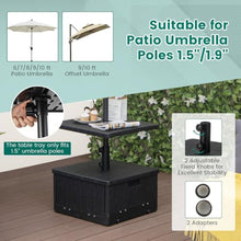 OROTLECT 21 Lb. Free Standing Umbrella Base with Wheels