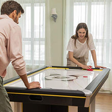 EastPoint Sports Triple-Deke Hover Hockey Table 80" for Indoor Play, LED Scoring, Black