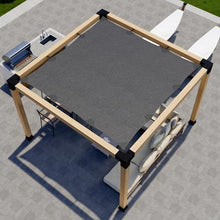 DIY Freestanding Pergola Kit with Canopy - 4x4 Lumber - 8' x 12' Canopy Size - Build Up to 12' x 12'