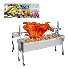 Dntum BBQ Rotisserie Grill Roaster Charcoal Spit Roast Machine Charcoal Bearing Lamb Spit Roaster Hog Roasting Machine for Outdoor Picnic Camping 154lbs