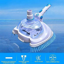 KANGJIEM Pool Vacuum Cleaner Pool Liner Swimming Pool Hoover Vacuum, Pool and Spa Vacuum Head Transparent Manual Suction Machine Cleaning and Maintenance Tools, for Swimming Pool, SPA, Bathing Pool