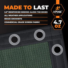 Xpose Safety Privacy Fence Screen 8.5’ x 100’ (12 Pack) – Heavy Duty Green Mesh with 90% Visibility Block, UV Protection – for Garden, Yard, Nursery, Kennel, Dog Run, Greenhouse