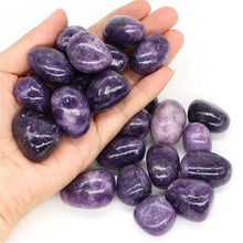 Outdoor Decorative Stones Natural Tumbled Stones Lilac Lepidolite Healing Crystal Energy Minerals Specimen Meditation Gems Aquarium Tank Garden Home Decor Rocks for Planters(Blue Lace Agate,500g)