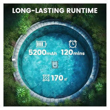 Pool Vacuum for Inground Pools, Smart Navigation Cleaner Robot, Wall Climbing, Cleans Floors
