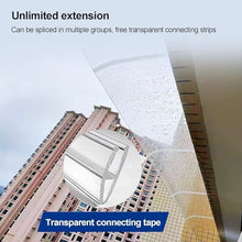 Patio Awning Canopy Outdoor Polycarbonate 50x100cm Waterproof UV Protection Arc Roof Window Shade Rain Shelter for Entrance & Porch