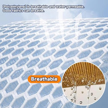 JHIAADEY Retractable Pergola Shade Cover，Sliding Wave Shade，Shape Design for Sunblock Thermal Insulation ，UV Protection Retractable(W:2.6m/102in*L:18m/59ft)