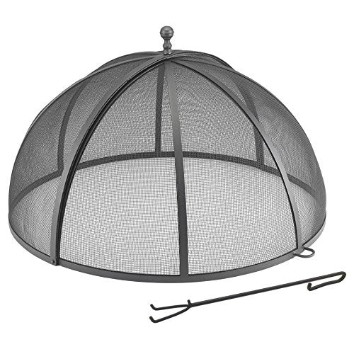Good Directions Fire Pit Spark Screen Hinged for Easy Access (40 inch)