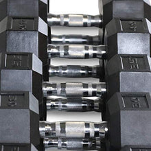 WF Athletic Supply Rubber Coated Hex Dumbbell Set - Non-Slip Hex Shape - 550LB Dumbbells Set