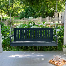 Highwood Lehigh Porch Swing, 5 Feet, Federal Blue