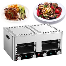 TBLOTYD Small Steak Oven, Portable Indoor Broiler,1500°F Stainless Steel Barbecue Grill, Steak Cooker Machine for BBQ, for Restaurants