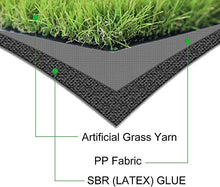 ALTRUISTIC Artificial Grass Turf Pet Grass Rug 12FT x 53FT Green