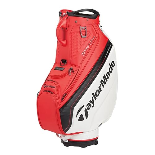 TaylorMade 2023 Stealth 2 Tour Staff Bag Red & Black