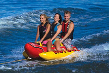 AIRHEAD HD-3 Hot Dog Triple Rider Towable Inflatable Boating Tube