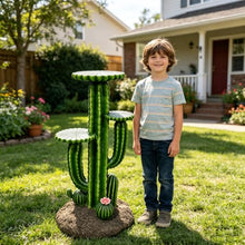 Seeheool 32.6" Tall Resin Garden Pedestal Stand, Decorative Column Plant Stand with Classic Design, Sculpture Plinth for Outdoor Indoor Patio Yard Display
