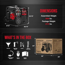 DuroStar DS13000MX 13,000-Watt 500cc Dual Fuel Portable Generator - Gas and Propane, Remote Electric Start, Whole Home Power Backup, Transfer Switch Ready, RV & Emergency Ready