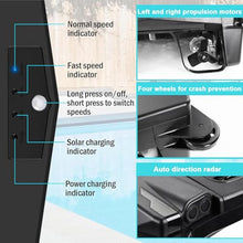 Pool Cleaner, Solar Powered Robotic Pool Skimmer with Dual Charging Option, 24 Hours Continuous Cleaning, Automatic Robotic Pool Cleaner for Pools