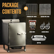 SmokinTex 'The OG' Electric Smoker - Spacious & Insulated Stainless Steel Meat Smoker with 700W Heating, & Temperature Control for BBQ, Jerky, Vegetables