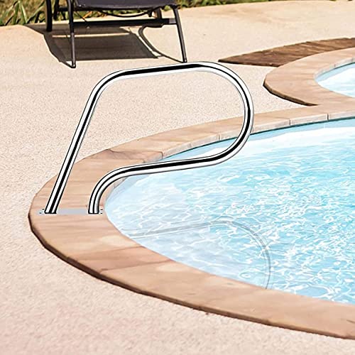 Pool Handrail Handle Grab Rails Swimming Stainless Steel Swimming Pool Handrails, 304 Stainless Steel Swimming Pool Stair Rail Swimming Pool Hand Rail with