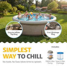 12' x 36" Ring Inflatable Swimming Pool