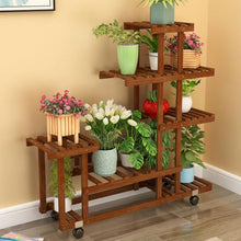 Chicken Corner Plant Stand Living Room Household Storage Rack Balcony Flower Rack Indoor Multi-Layer Solid Wood Green Radish Rack Plant Hangers Outdoor