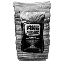 Colored Pine Straw Longleaf Pine Straw Mulch Black 90 Bags per Pallet 2,250 Sq. Ft.