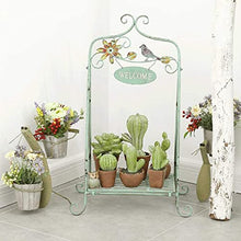 MIIKHI Plant Stands,Retro Wrought Iron Bird Decoration Flower Stand, Balcony Outdoor Garden Garden Decorationnishings