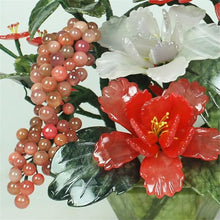 YXIANG56Q Fake Plants Fake Plants Decor,Chinese Bonsai Jade Flower Basket for Home Living Room Decoration Bonsai Tree
