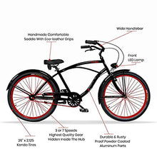 Vivelo Rider Beach Cruiser for Men 26-Inch Monza