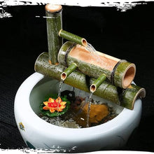 GenSDH Handmade Bamboo Fountain Kit with Pump, Zen Feng Shui Water Feature, Freestanding Outdoor Garden Decor, Circulating Waterfall Ornament, for Patio, Pond, Balcony, Fish Tan,37.4in(95cm)