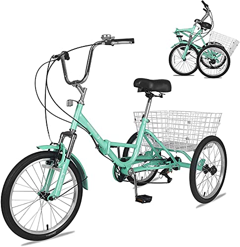 Barbella Adult Folding Tricycles Green